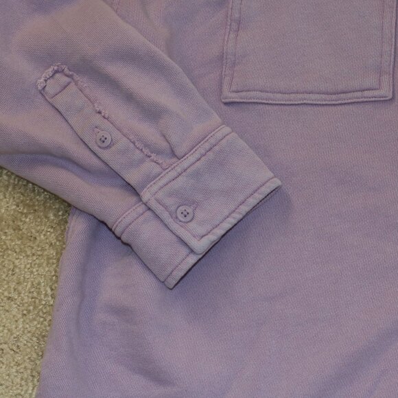 Aerie Lavender Button-Up Shirt - Picture 2 of 6